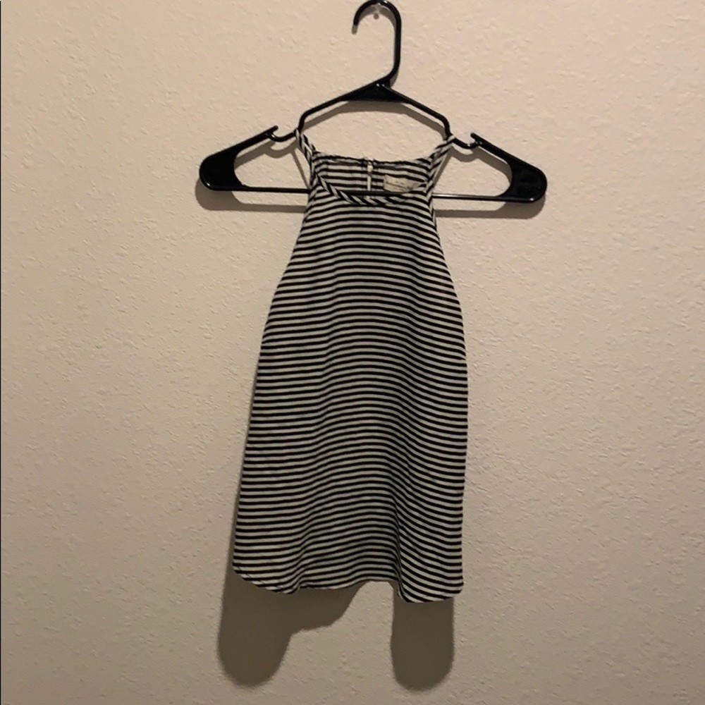 Striped Abercrombie Swing Tank Top